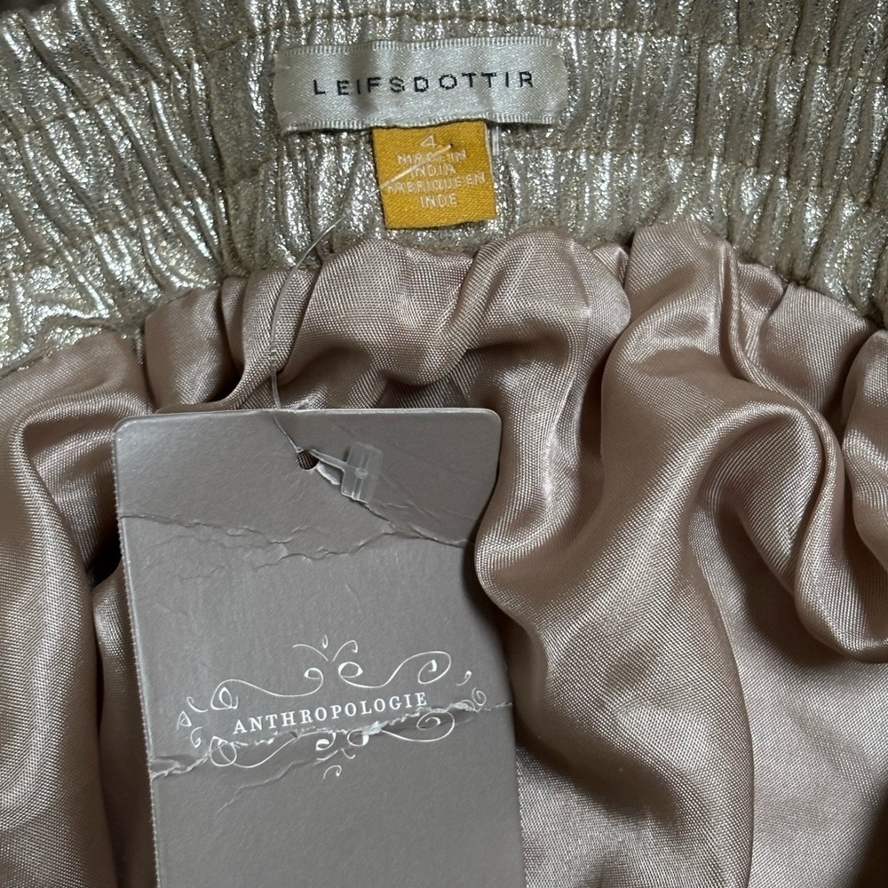 Anthropologie Leifsdottir Sliced Silverfield Skirt ✨ - Picture 9 of 10